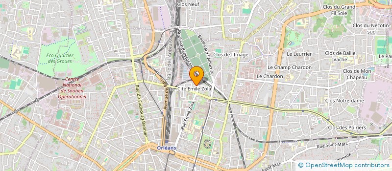 localisation de l'entreprise MONSIEUR ABDERREZAK HADJAB  ORLEANS