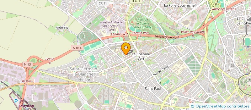 localisation de l'entreprise MONSIEUR ABDERREZAK KACHER  MONDEVILLE