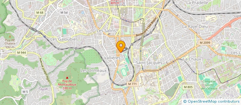 localisation de l'entreprise MONSIEUR ABDERREZAK LASMI  CLERMONT-FERRAND