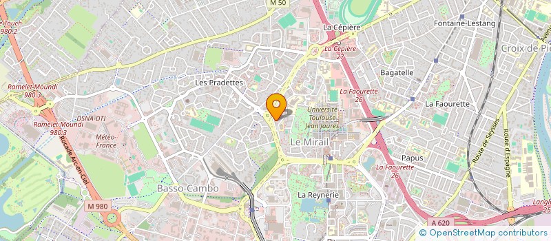 localisation de l'entreprise MONSIEUR ABDERREZAK MECHEGLEB  TOULOUSE