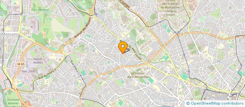 localisation de l'entreprise MONSIEUR ABDERREZAK OUZERI  MONTPELLIER