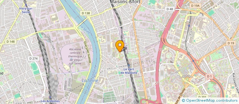 localisation de l'entreprise MONSIEUR ABDERREZAK YEMMI  ALFORTVILLE