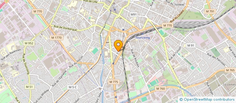 localisation de l'entreprise MONSIEUR ABDERREZAK ZELMAT  TOURCOING