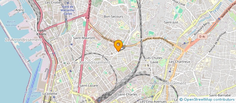 localisation de l'entreprise MONSIEUR ABDERREZAK ZEROUAL  MARSEILLE