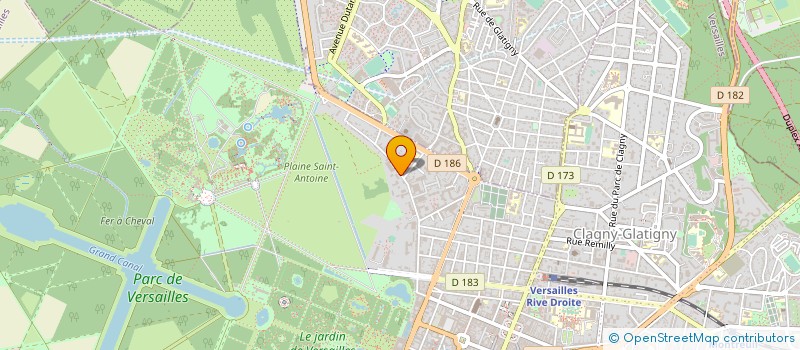localisation de l'entreprise MONSIEUR ABDERREZEK BELARBI à VERSAILLES