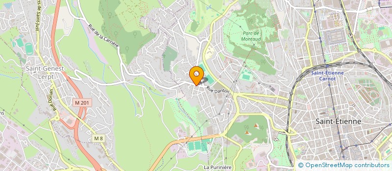 localisation de l'entreprise MONSIEUR ABDERREZZAQ ATALLAH  SAINT-ETIENNE