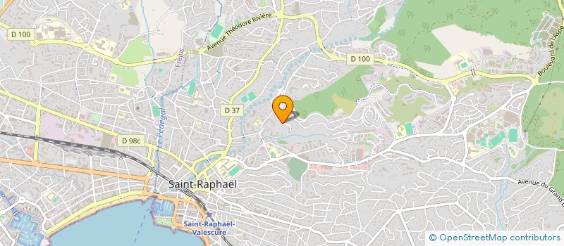 localisation de l'entreprise MONSIEUR ABDERREZZAQ LAKAKSA à SAINT-RAPHAEL