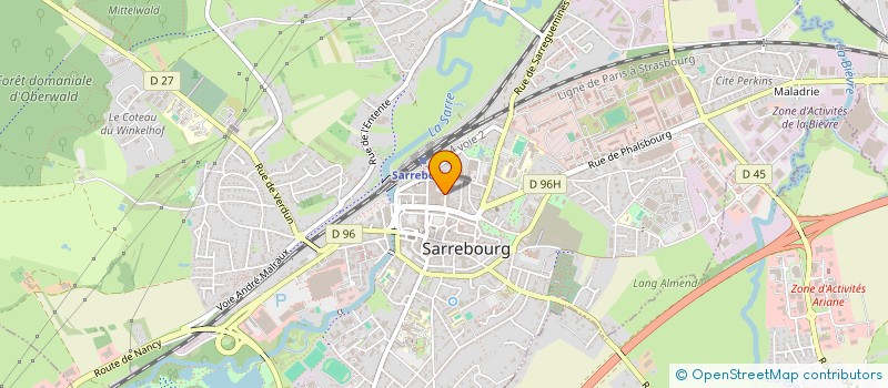 localisation de l'entreprise MONSIEUR ABDERRRAZZAK BOURISSAI à SARREBOURG