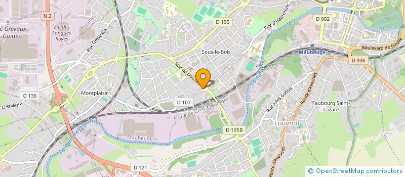 localisation de l'entreprise MONSIEUR ABDERZAK BAITAR à MAUBEUGE