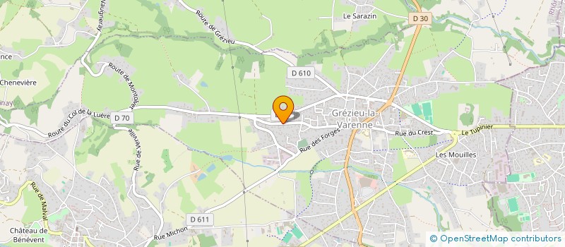 localisation de l'entreprise MONSIEUR ABDERZAK LETTAT à GREZIEU-LA-VARENNE