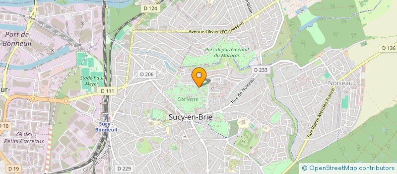 localisation de l'entreprise MONSIEUR ABDERZZAK AGUENI  SUCY-EN-BRIE