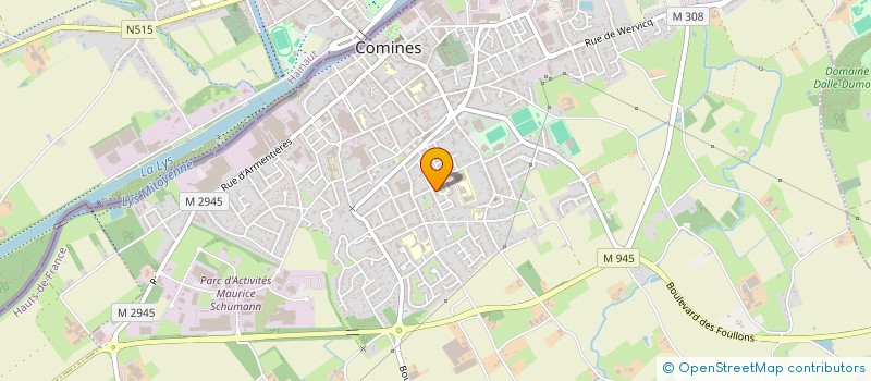 localisation de l'entreprise MONSIEUR ABDESAMAD ABDELLAOUI  COMINES