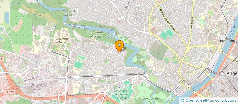 localisation de l'entreprise MONSIEUR ABDESAMAD SABARI  ANGERS