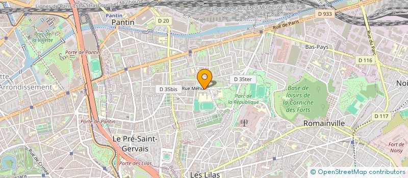 localisation de l'entreprise MONSIEUR ABDESLAM AIT ABBAS  PANTIN