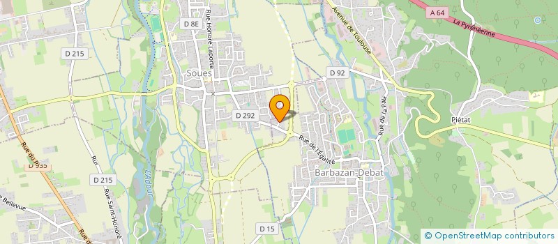 localisation de l'entreprise MONSIEUR ABDESLAM ANAZA  BARBAZAN-DEBAT