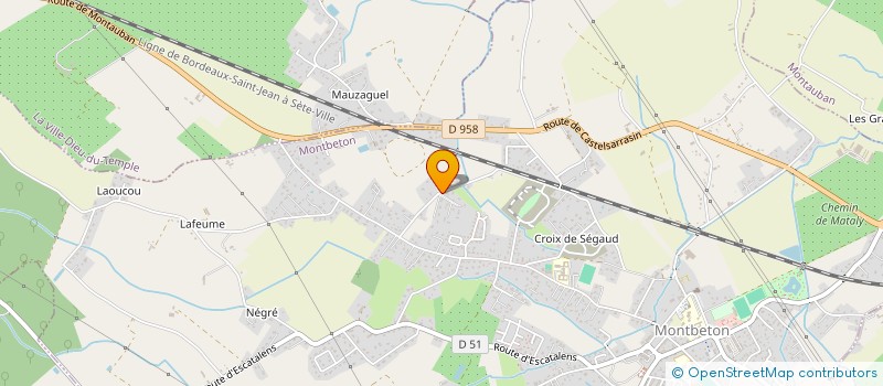 localisation de l'entreprise MONSIEUR ABDESLAM BALA  MONTBETON