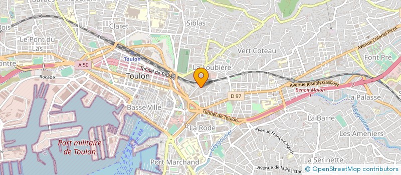 localisation de l'entreprise MONSIEUR ABDESLAM BELHAJ  TOULON