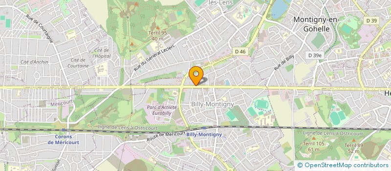 localisation de l'entreprise MONSIEUR ABDESLAM BEN DAHOU à BILLY-MONTIGNY