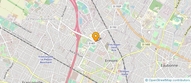localisation de l'entreprise MONSIEUR ABDESLAM BORDJAH à ERMONT