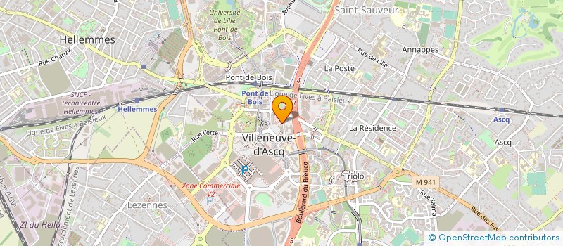 localisation de l'entreprise MONSIEUR ABDESLAM BOUDJEMA à VILLENEUVE-D'ASCQ