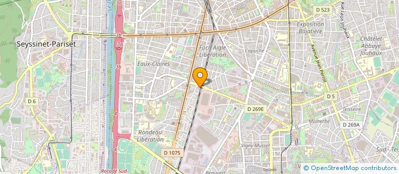 localisation de l'entreprise MONSIEUR ABDESLAM BOUHANOU à GRENOBLE