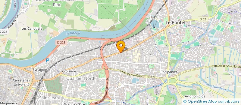 localisation de l'entreprise MONSIEUR ABDESLAM BOUHMALA  LE PONTET