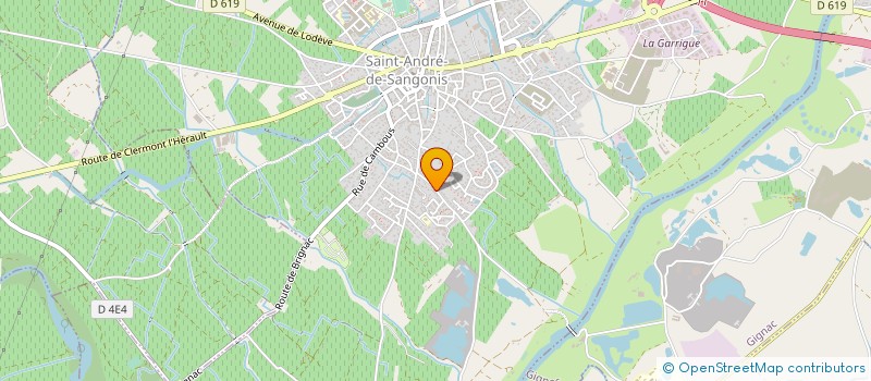 localisation de l'entreprise MONSIEUR ABDESLAM BOUNZEL à SAINT-ANDRE-DE-SANGONIS