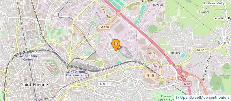 localisation de l'entreprise MONSIEUR ABDESLAM DJOUDI  SAINT-ETIENNE