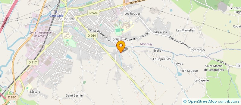 localisation de l'entreprise MONSIEUR ABDESLAM EL BAKALI  CAUSSADE