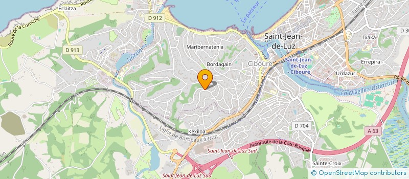 localisation de l'entreprise MONSIEUR ABDESLAM HARDOUL  CIBOURE