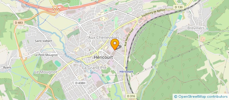 localisation de l'entreprise MONSIEUR ABDESLAM KOURCHAL  GRAND-CHARMONT