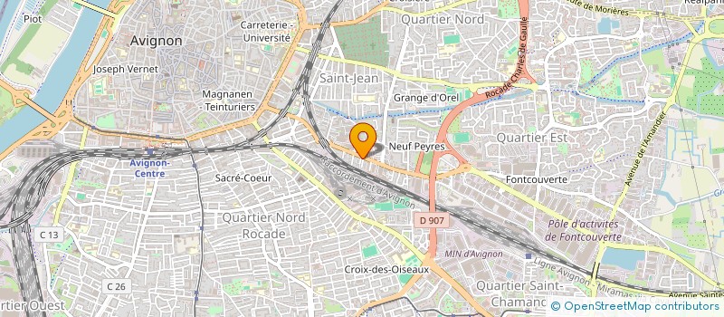 localisation de l'entreprise MONSIEUR ABDESLAM OUCHENE  AVIGNON