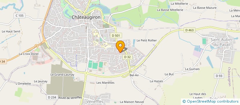 localisation de l'entreprise MONSIEUR ABDESLAM OULMAMOUN à CHATEAUGIRON
