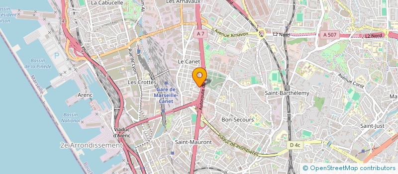 localisation de l'entreprise MONSIEUR ABDESLAM OUZINEB à MARSEILLE