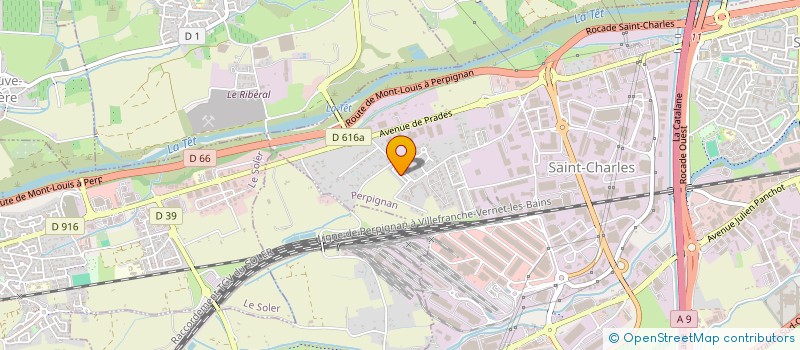 localisation de l'entreprise MONSIEUR ABDESLAM SOBBAN  PERPIGNAN