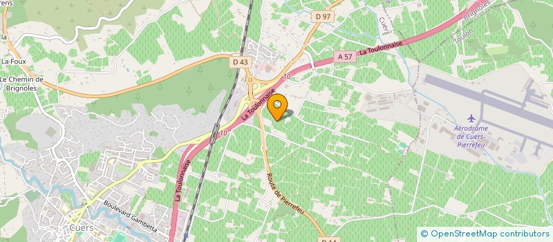 localisation de l'entreprise MONSIEUR ABDESLEM ABDELLI  CUERS