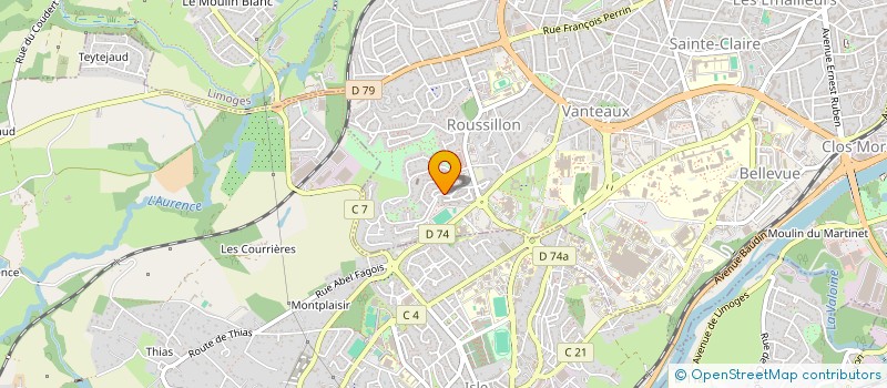 localisation de l'entreprise MONSIEUR ABDESLEM ANIBER à LIMOGES