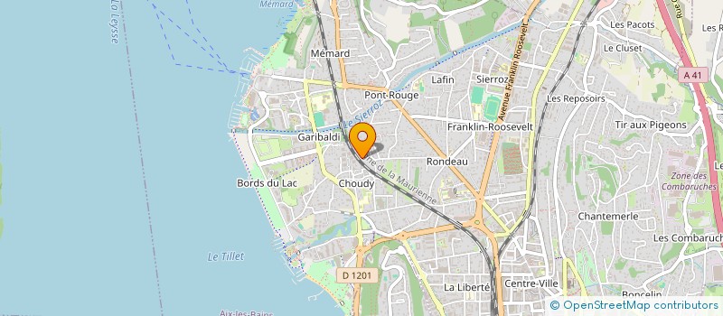 localisation de l'entreprise MONSIEUR ABDESLEM BOUHOUF à AIX-LES-BAINS