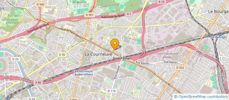 localisation de l'entreprise MONSIEUR ABDESLEM CHELIHI à LA COURNEUVE