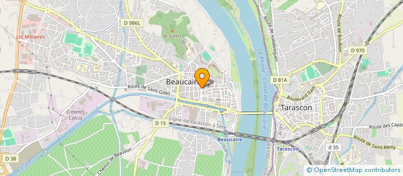 localisation de l'entreprise MONSIEUR ABDESLEM LIOU à BEAUCAIRE