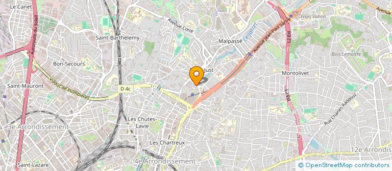 localisation de l'entreprise MONSIEUR ABDESLEM MAZEG  MARSEILLE