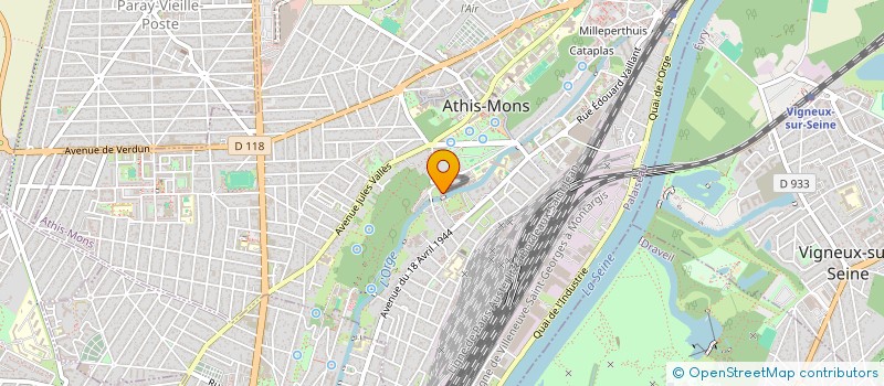 localisation de l'entreprise MONSIEUR ABDESLEM NAIT MOUHA  ATHIS MONS