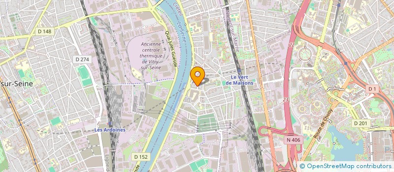 localisation de l'entreprise MONSIEUR ABDESLEM OUNIS à ALFORTVILLE