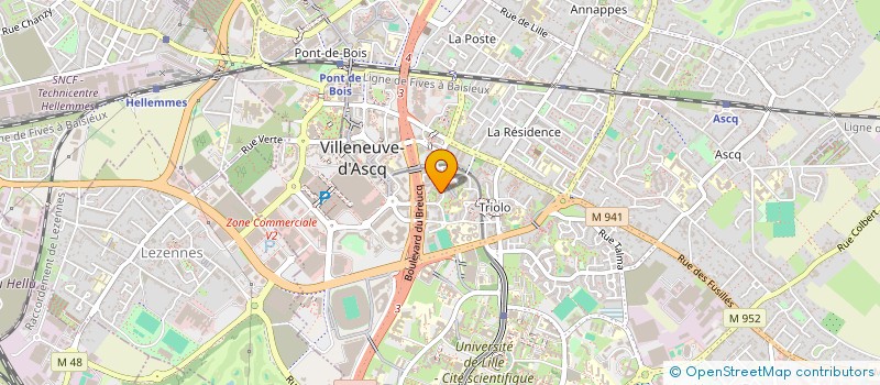 localisation de l'entreprise MONSIEUR ABDESLEM RAHMOUN à VILLENEUVE-D'ASCQ