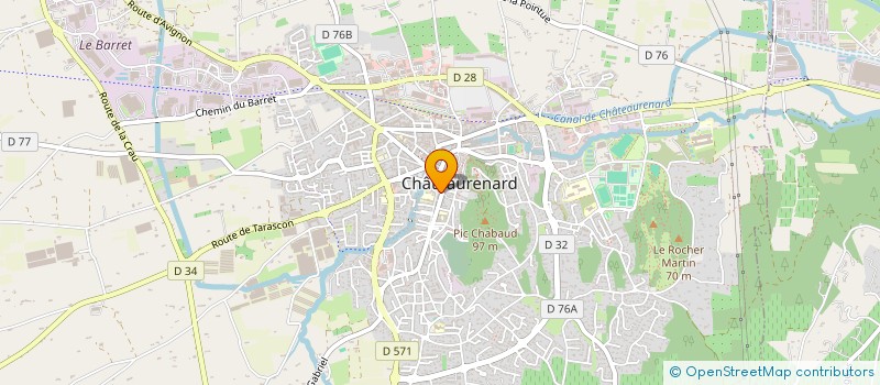 localisation de l'entreprise MONSIEUR ABDESLEM TAOUDI à CHATEAURENARD
