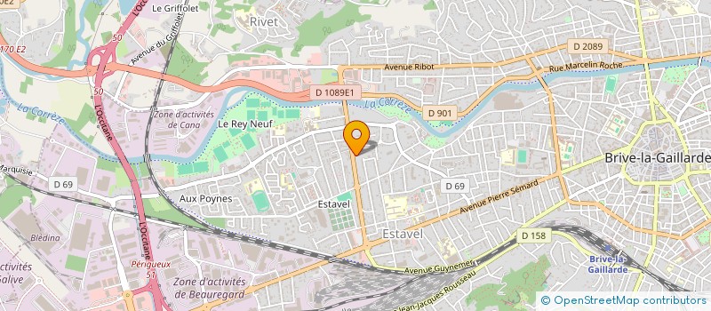 localisation de l'entreprise MONSIEUR ABDESSABER MAAROUFI  BRIVE-LA-GAILLARDE