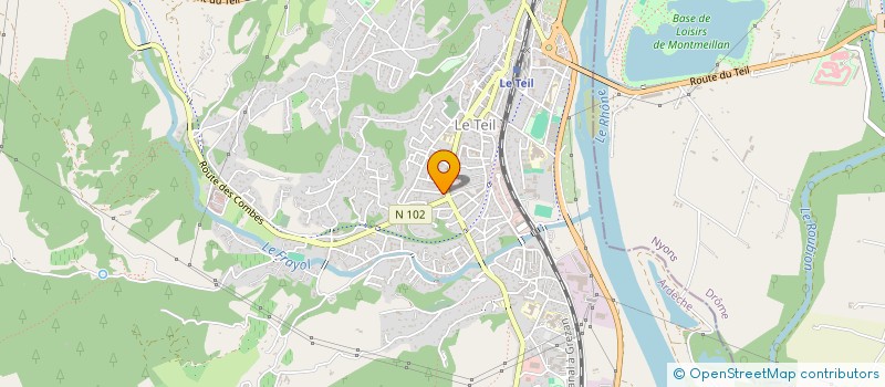 localisation de l'entreprise MONSIEUR ABDESSADAK EL AMRI  LE TEIL