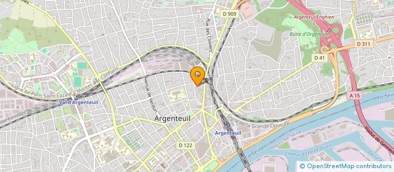 localisation de l'entreprise MONSIEUR ABDESSALAM AMEGROUD  ARGENTEUIL