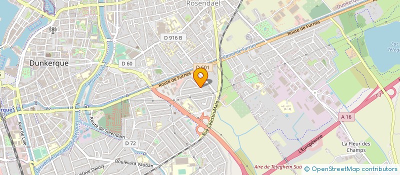 localisation de l'entreprise MONSIEUR ABDESSALAM BOUTAGHOU  COUDEKERQUE-BRANCHE