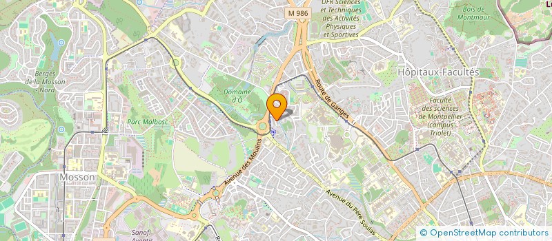 localisation de l'entreprise MONSIEUR ABDESSALAM MACHAMACH à MONTPELLIER